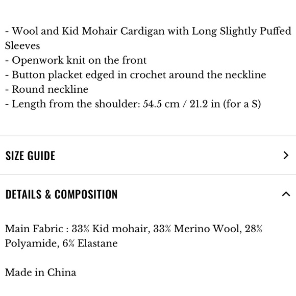 Sezane Angie Cardigan Grenat - Size S - Picture 3 of 3